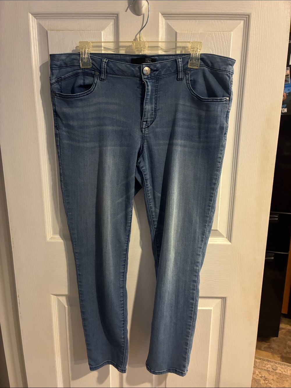 1822 Denim Light Blue Skinny Jeans - Stretch Slim